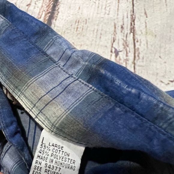 Western Plains Rockabilly Cowboy Pearl Snap Long Sleeve Shirt - Picture 3 of 5